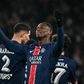 Nuno Mendes festeja o segundo golo do PSG (FOTO IMAGO)
