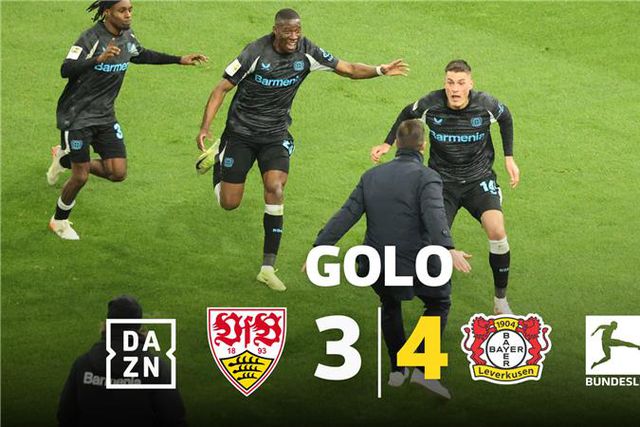 Leverkusen voltou a ser feliz aos 90 e foi a loucura total (vídeo)