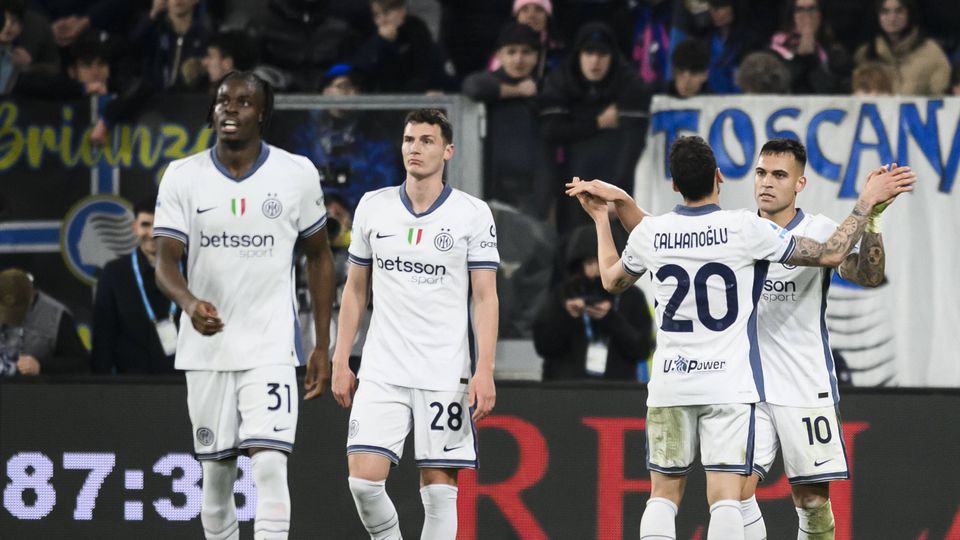 Inter saiu de Bérgamo a sorrir (IMAGO)
