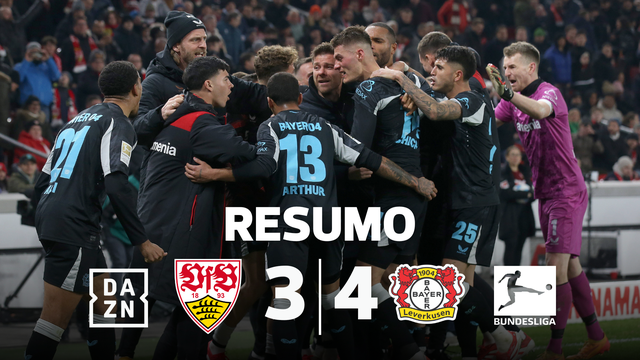 O resumo da vitória dramática do Leverkusen em Estugarda