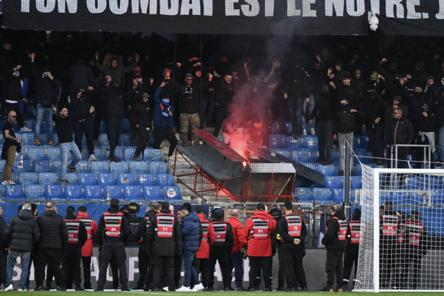 Caos em Montpellier (S.Thomas/AFP)