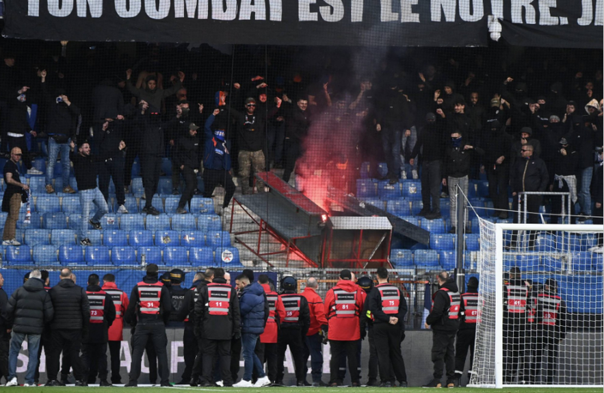 Caos em Montpellier (S.Thomas/AFP)