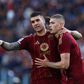 Gianluca Mancini celebra golo com Artem Dovbyk, ucraniano que marcou o golo da vitória do ucraniano frente ao Cagliari