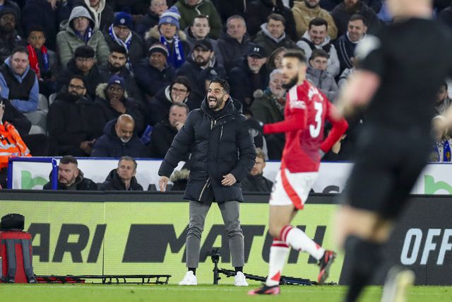Ruben Amorim no Leicester-Manchester United