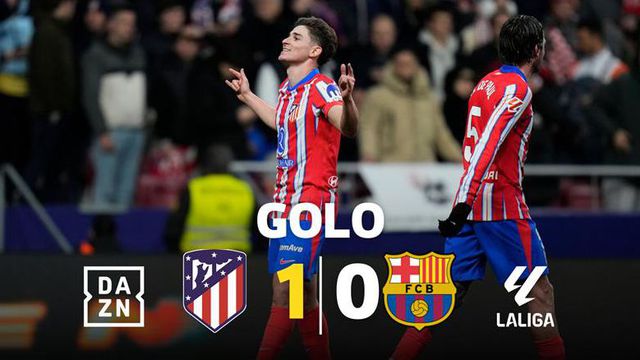 VÍDEO: golo argentino coloca Atlético Madrid na frente do clássico