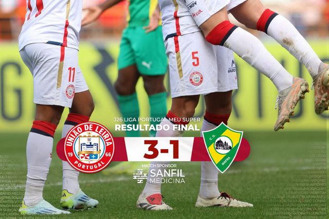 Leirienses venceram o Mafra e continuam a sonhar com a subida à Liga (Foto: UD Leiria)