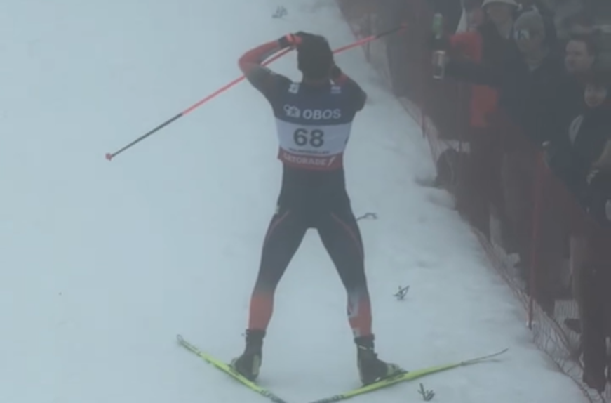 Gabriel Gledhill bebeu cervejas e não só durante a prova