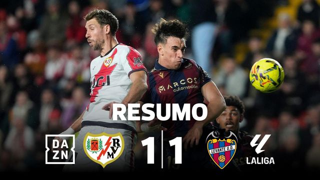 Luís Castro alcança ponto importante em casa do Rayo (resumo)