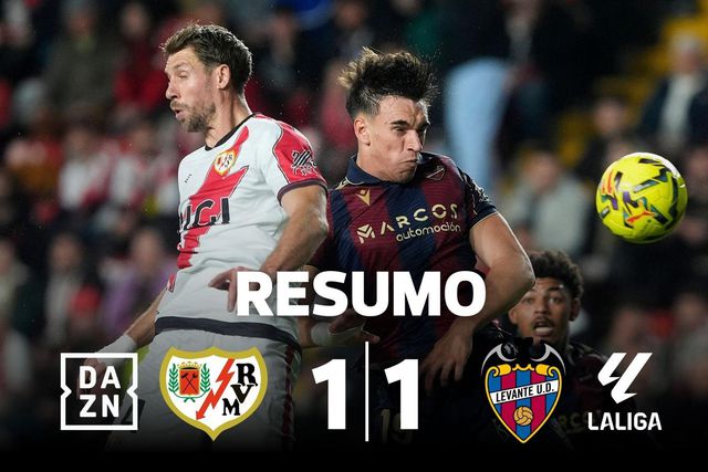 Luís Castro alcança ponto importante em casa do Rayo (resumo)