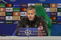 «O Sporting vai ser muito agressivo amanhã»