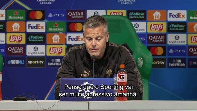 «O Sporting vai ser muito agressivo amanhã»