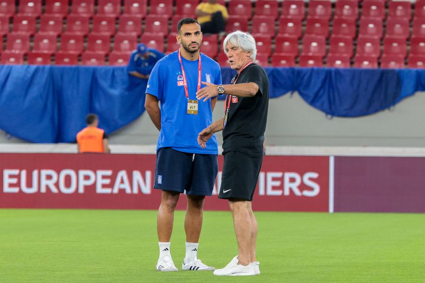 Pavlidis e Jovanovic, selecionador da Grécia