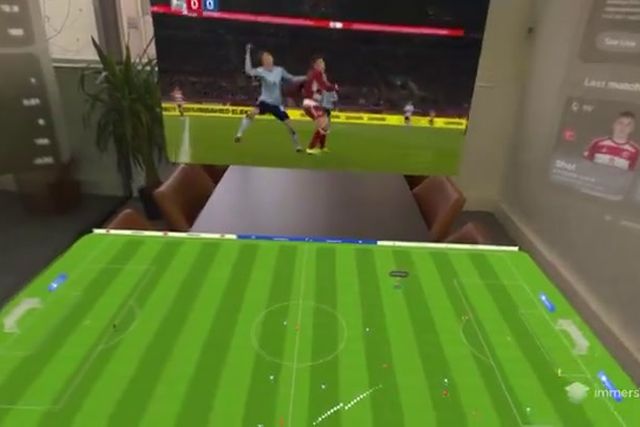 O futuro já chegou: sabia que já se pode ver futebol assim?
