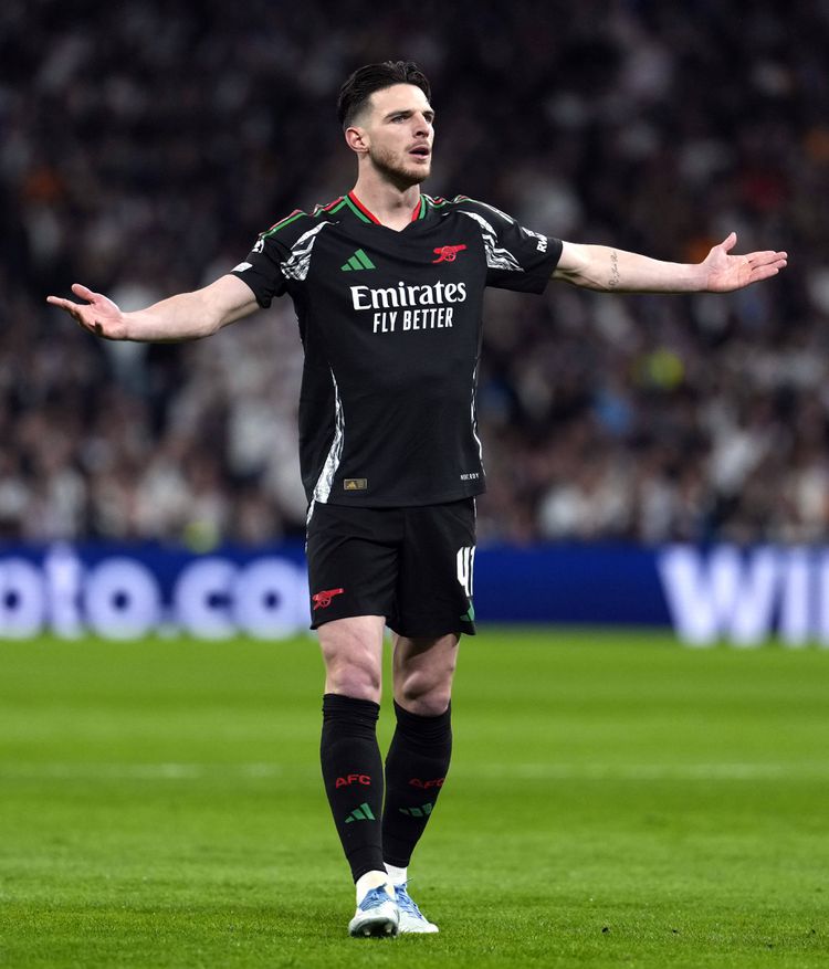 Declan Rice, patrão do meio-campo do Arsenal (IMAGO)