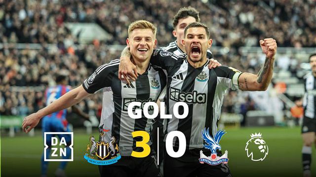 Contra-ataque fulminante dá o terceiro golo ao Newcastle (vídeo)