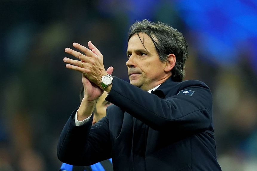 Simone Inzaghi fala numa noite linda (FOTO IMAGO)