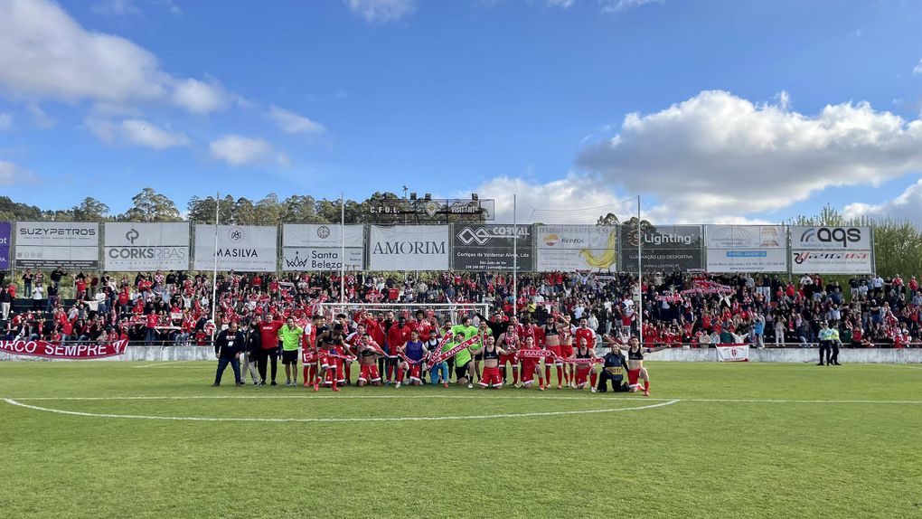 Marco 09 garantiu o passaporte para a segunda fase na última jornada, depois de vencer o União de Lamas. Foto Marco 09
