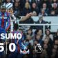 Newcastle 'destrói' Crystal Palace e salta para o pódio da Premier League (resumo)