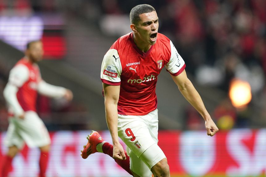 Ponta de lança marroquino voltou a festejar um golo mais de dois meses e meio depois (Foto: Hugo Delgado/LUSA)