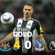 Newcastle chega ao 4-0... antes do intervalo (vídeo)