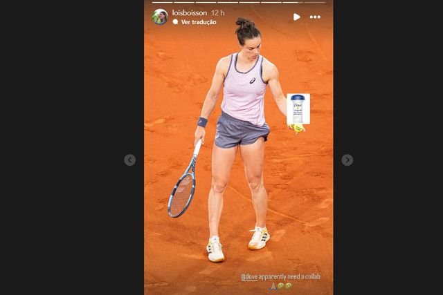 Sugestão para que a adversária pusesse desodorizante? Foi do calor (do momento)