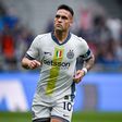 Lautaro Martínez com a camisola do Inter