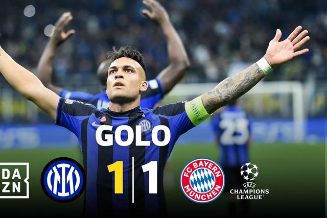 Bayern pediu mão, mas Lautaro não quis saber e festejou como o rei do Giuseppe Meazza