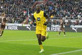 Guirassy festeja golo pelo Dortmund