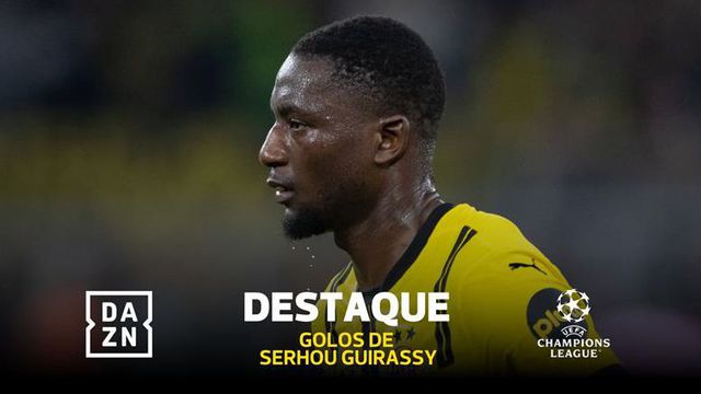 Hat trick ao Barcelona e recorde batido na Champions: Guirassy em grande (vídeo)