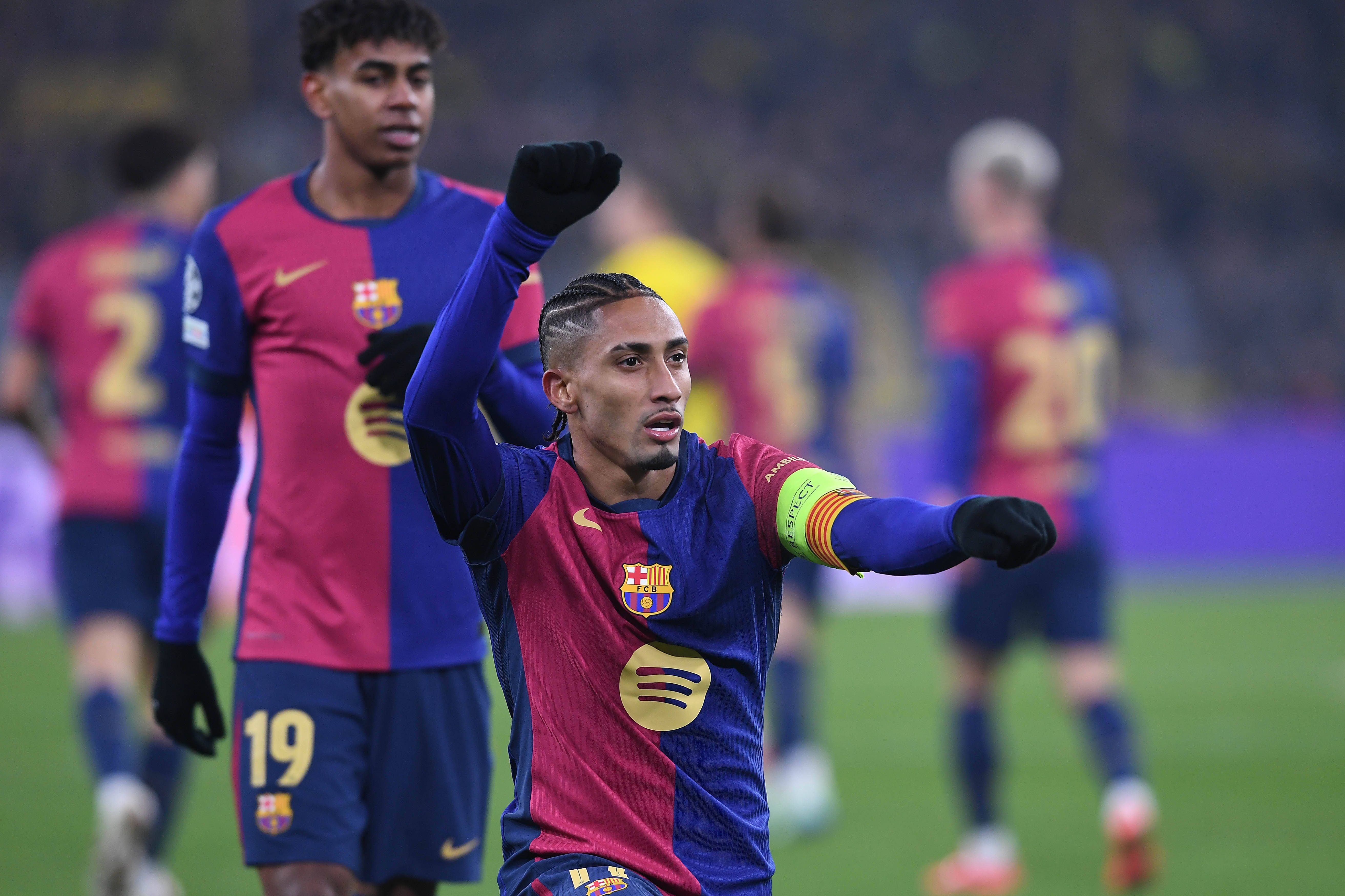 Raphinha – 13 golos pelo Barcelona em 2024/25