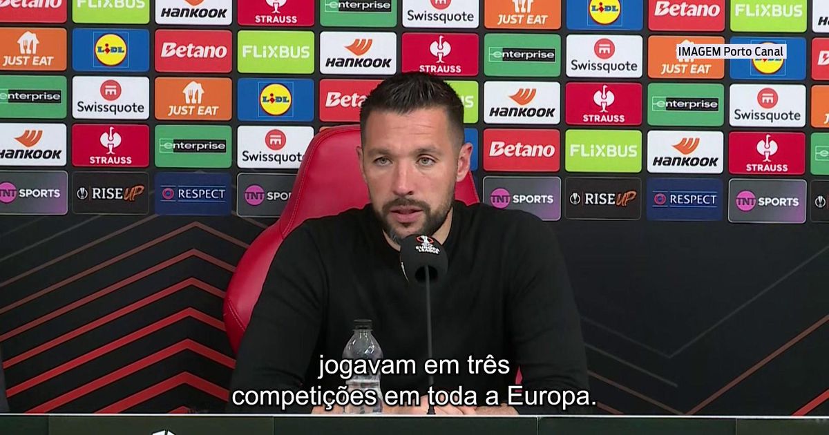 Farioli dá os parabéns ao SC Braga e compara o FC Porto ao Bayern