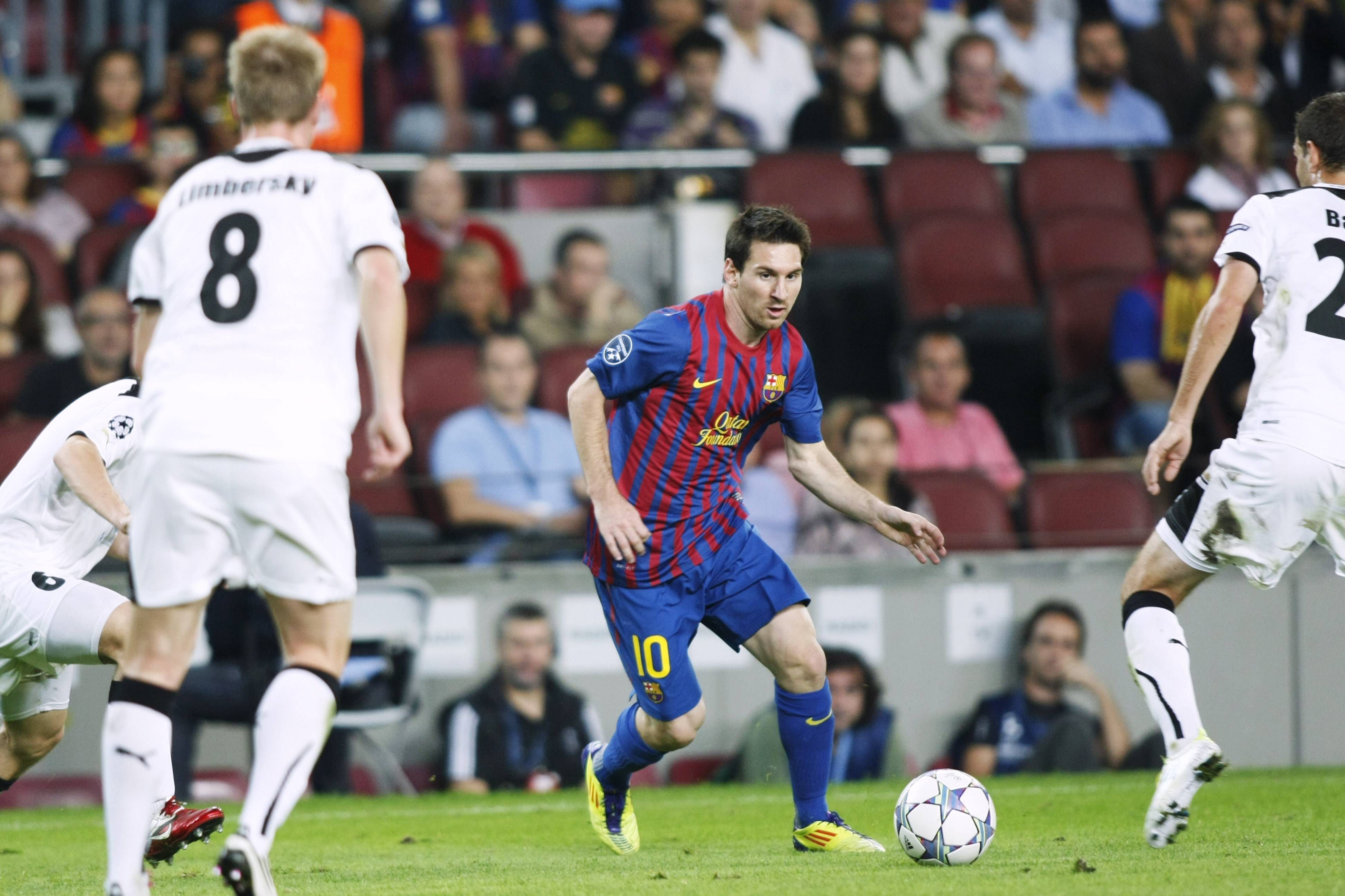 Lionel Messi – 14 golos pelo Barcelona em 2011/12