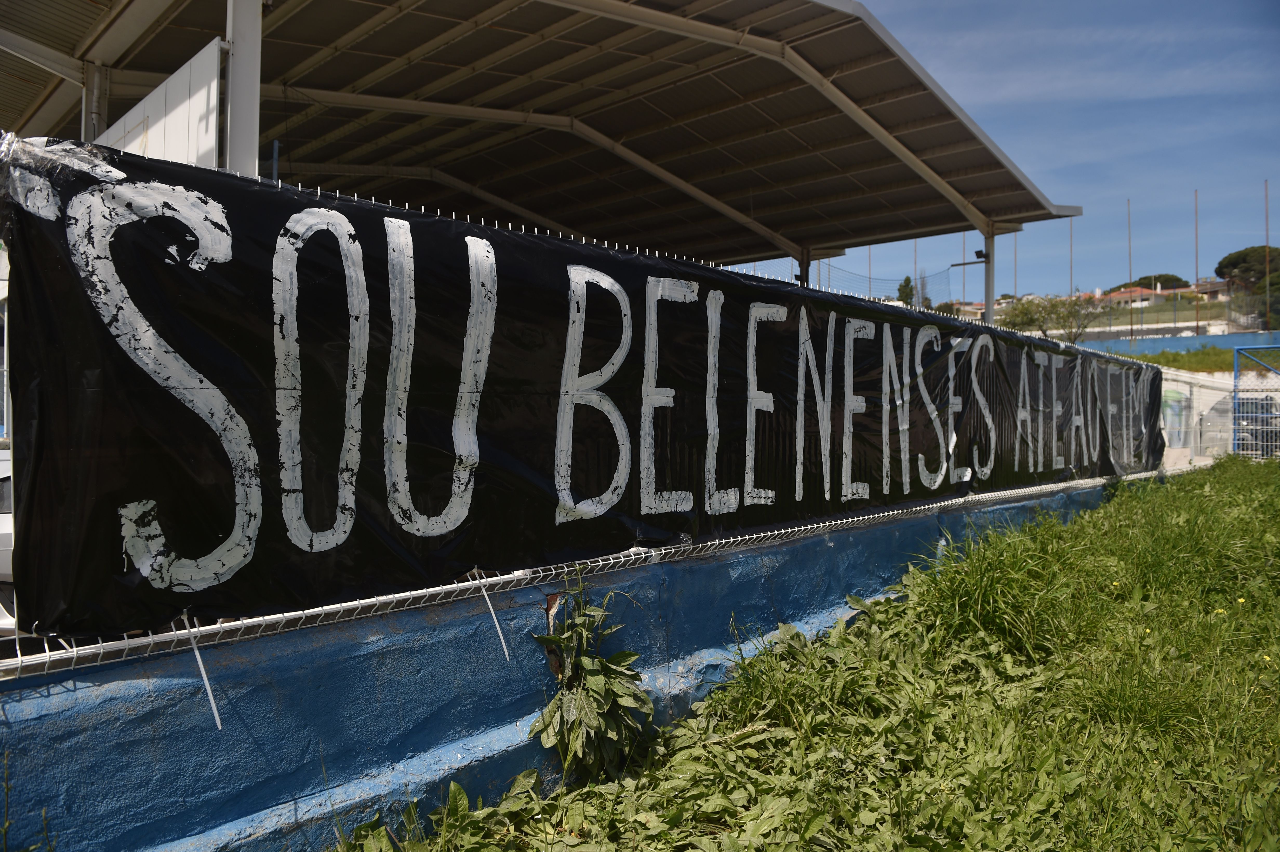 O último adeus a Vicente Lucas no Estádio do Restelo (foto: Miguel Nunes)