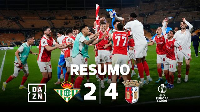 Está aqui o resumo da épica 'remontada' do SC Braga em Sevilha