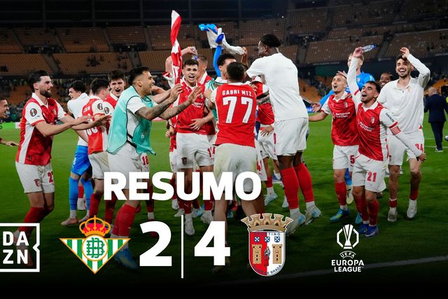 Está aqui o resumo da épica 'remontada' do SC Braga em Sevilha