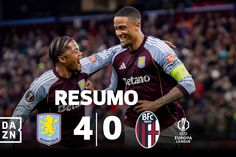 Resumo Aston Villa-Bolonha