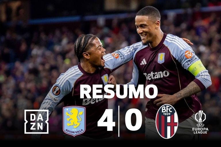 Resumo Aston Villa-Bolonha