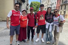 Adeptos bracarenses em Sevilha