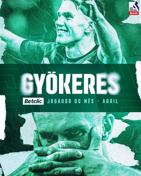 Sporting: Gyokeres é o melhor jogador do mês de abril
