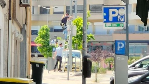 Segurança apertada: câmaras de vigilância nas imediações de Alvalade