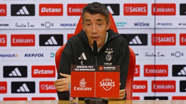 Bruno Lage em conferência de Imprensa no Seixal