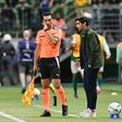 Abel Ferreira no banco do Palmeiras