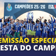 Acompanhe em direto a festa do FC Porto nos Aliados