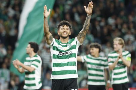 Luis Suárez, avançado colombiano do Sporting de 28 anos, tem contrato até 2030 e cláusula de €80 M - Foto: ANTÓNIO PEDRO SANTOS/LUSA ANTÓNIO PEDRO SANTOS/LUSA