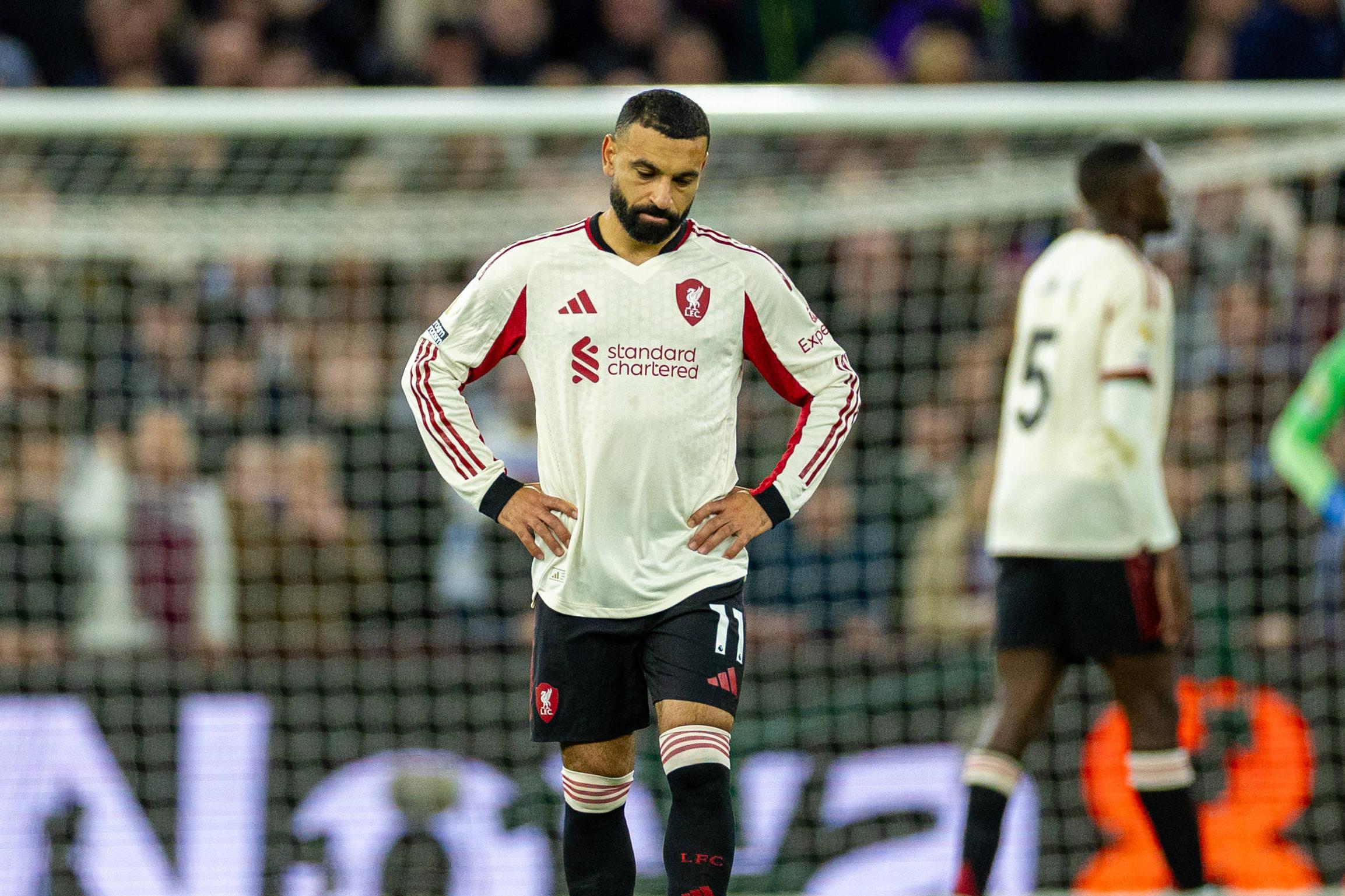 Salah frustrado com nova derrota do Liverpool
