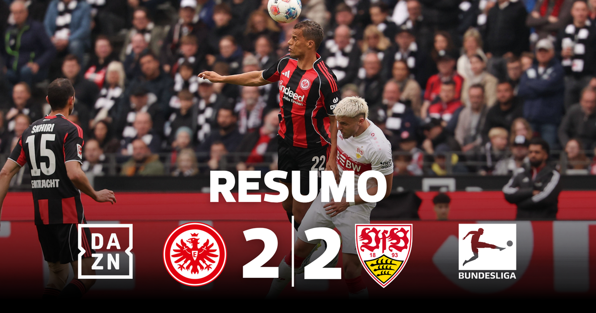 Eintracht anulou dois golos de desvantagem frente ao Estugarda
