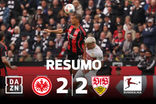 Eintracht anulou dois golos de desvantagem frente ao Estugarda