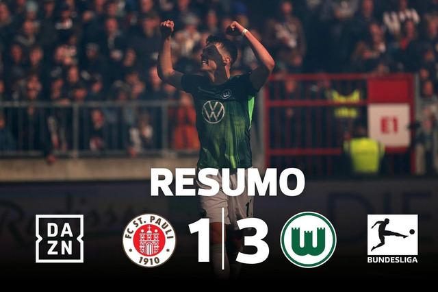 Wolfsburgo despromove St. Pauli e garante play-off