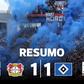 Golo de Fábio Vieira no empate do Hamburgo em Leverkusen