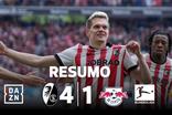 Ex-Benfica marca e Friburgo goleia Leipzig antes da final da Liga Europa